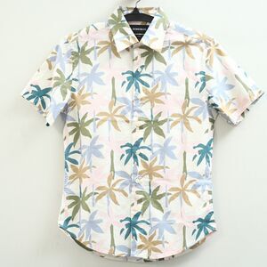 Bonobos Stretch Riviera Short Sleeve Men's Shirt Print Slim Fit Short XS 283387